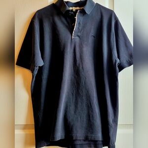 Burberry London Men's L Black Polo Shirt